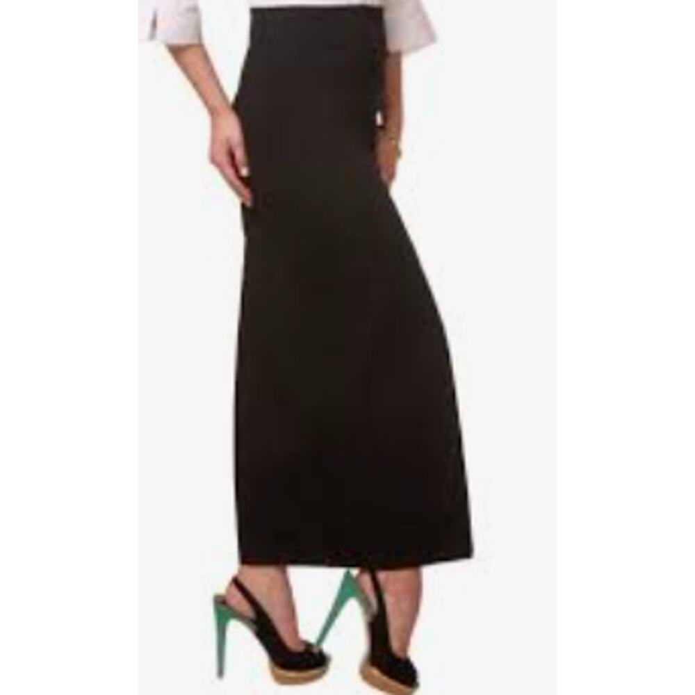 Telluride Clothing Co. Vintage Black Full Length Column Skirt size 6